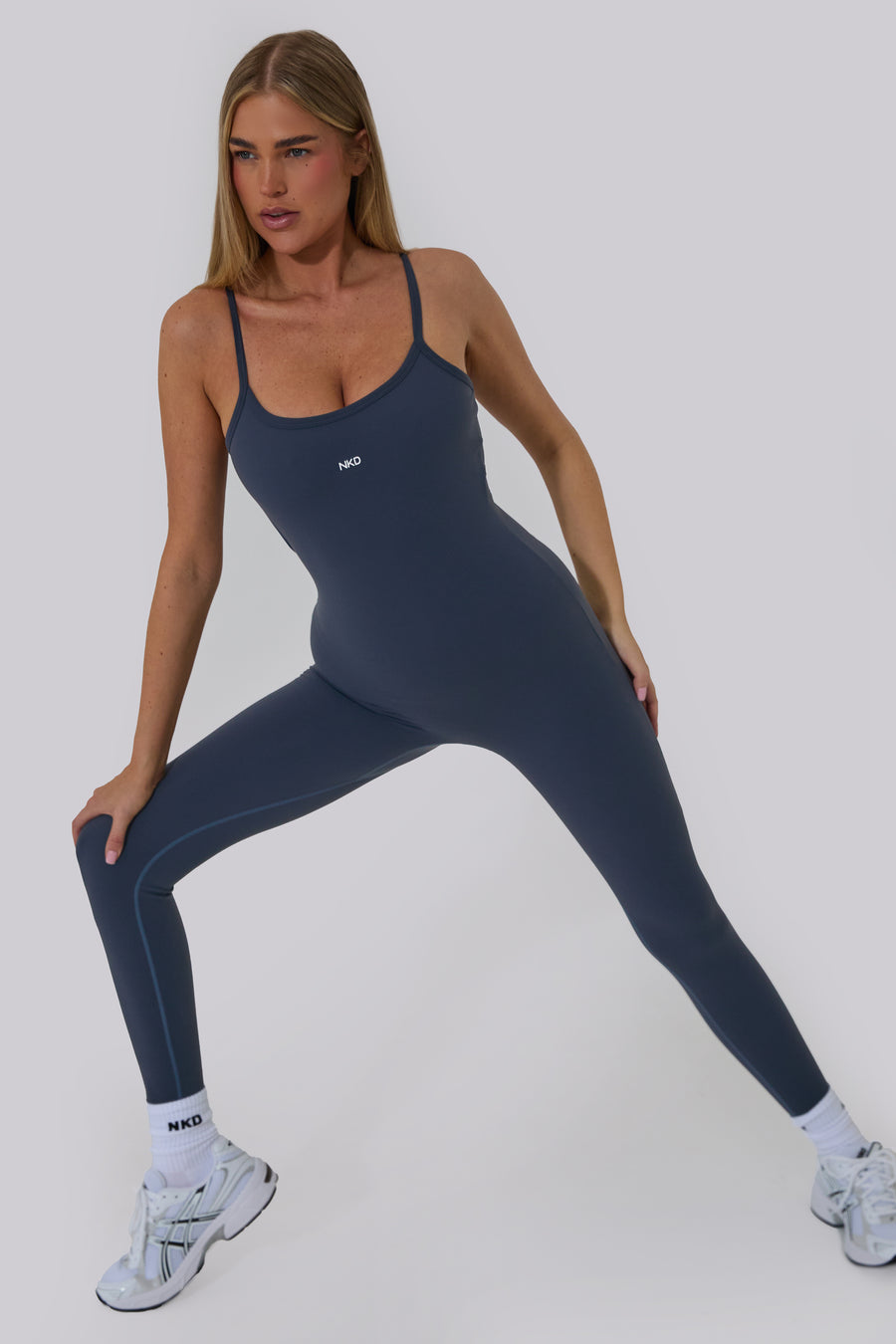 Contoured Jumpsuit - Navy