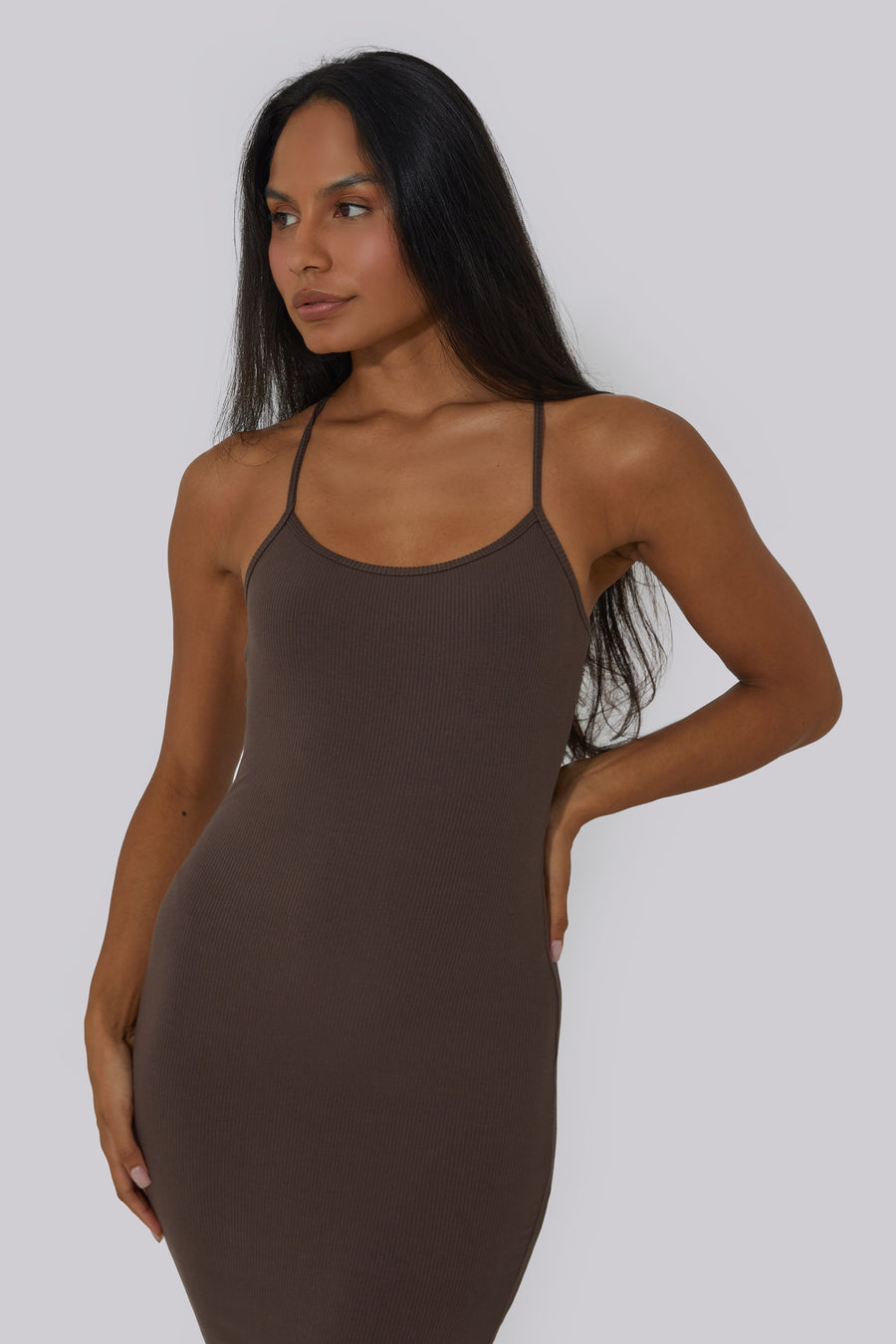 Serenity Maxi Dress - Bronzed