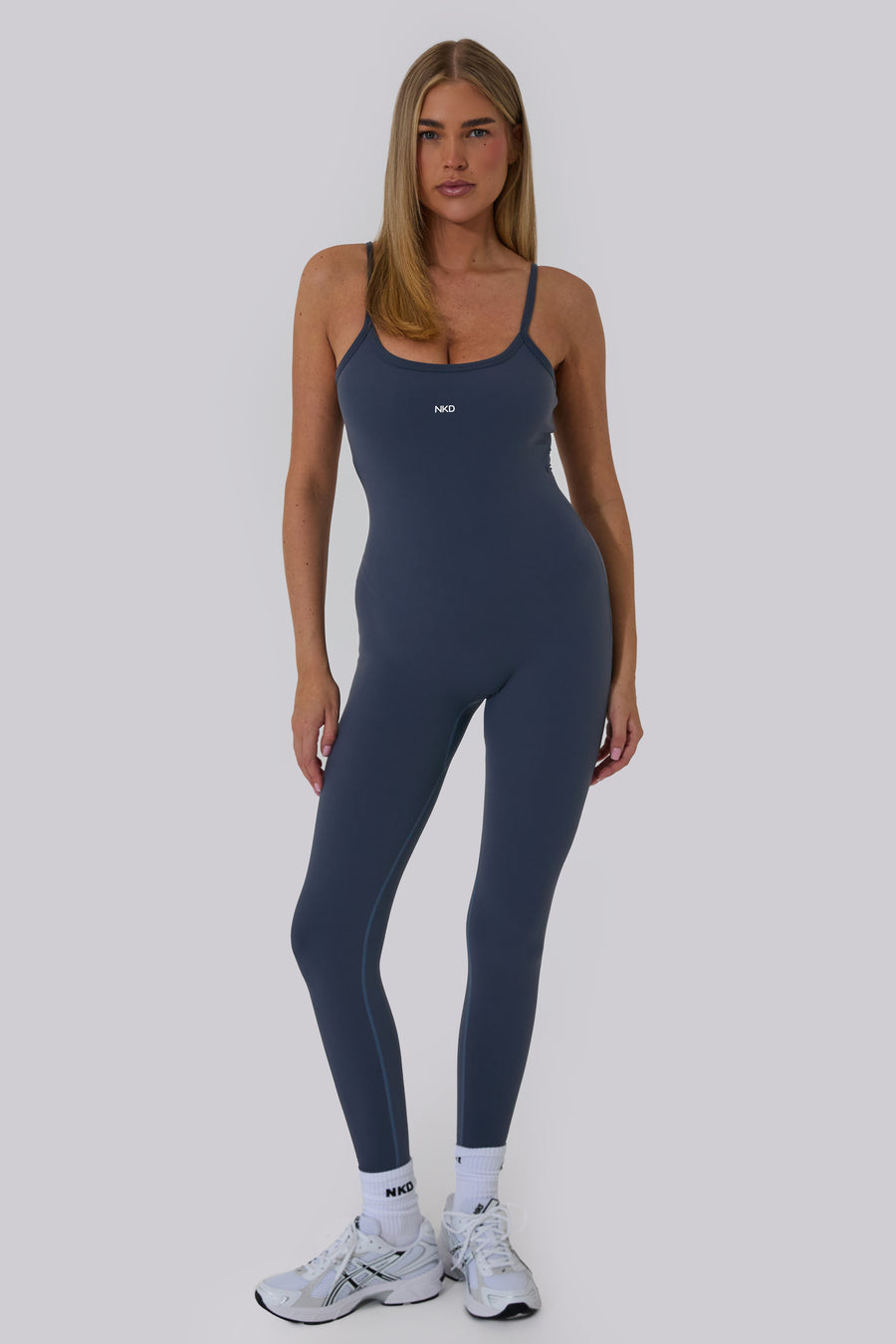 Contoured Jumpsuit - Navy