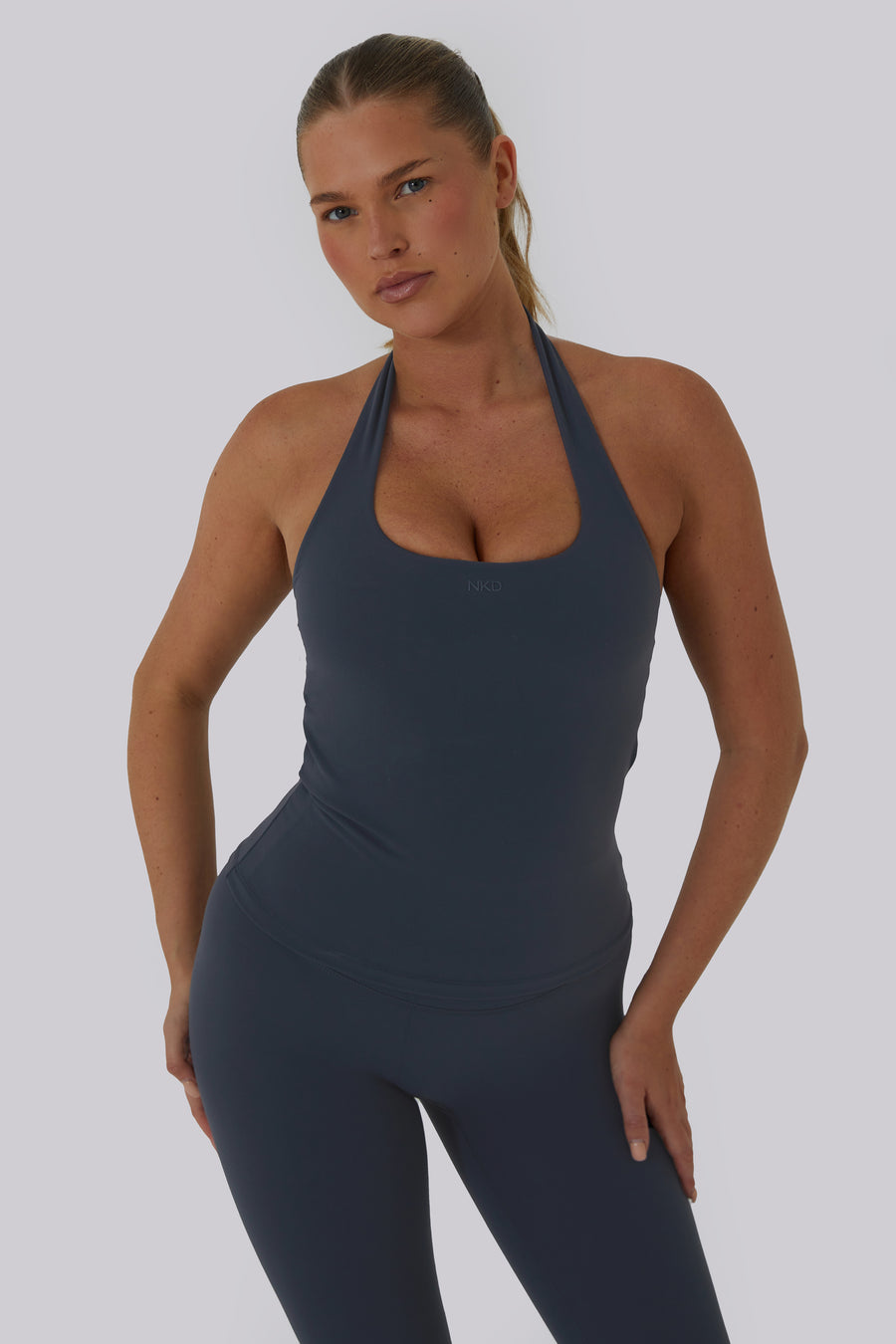 Everyday Halter Top - Midnight Navy