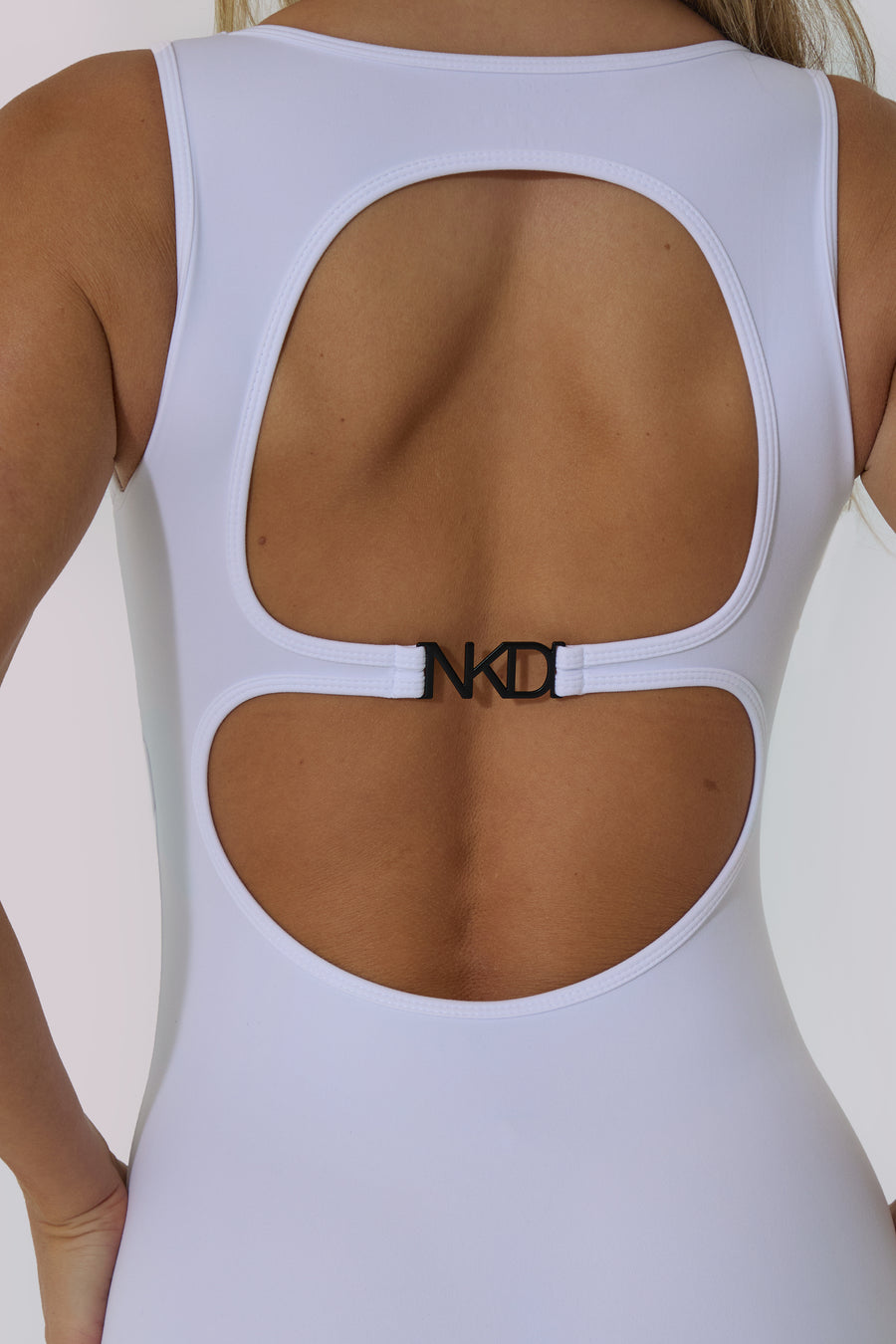 NKD Flared Jumpsuit - Dove White